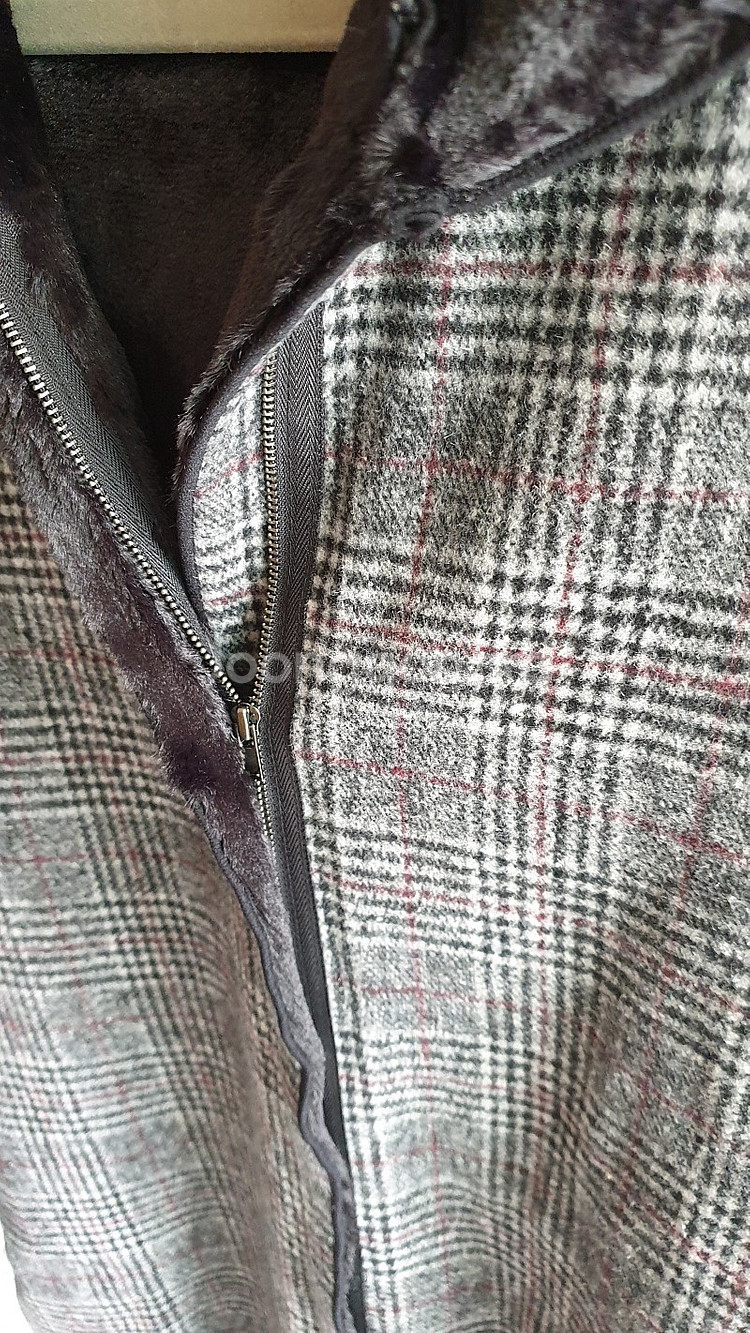 페이크퍼 후드코트--2