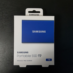 삼성전자 ssd t7 1tb 블루 외장 ssd