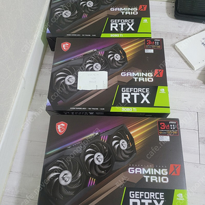 Rtx 3080ti 트리오12g 3개 반본체 팝니다