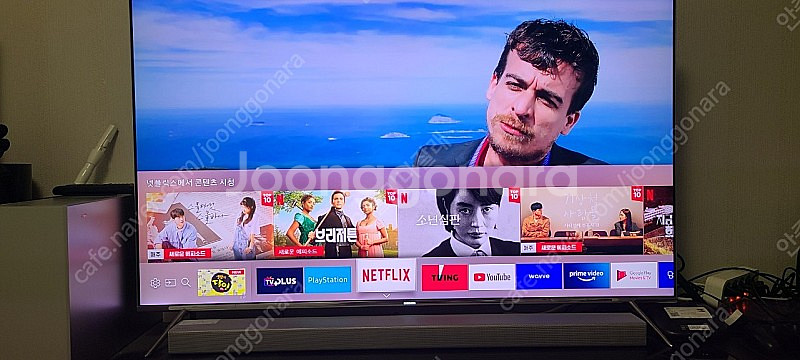 삼성 TV SUHD 55인치 및 사운드바--0