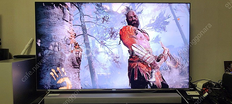 삼성 TV SUHD 55인치 및 사운드바--1