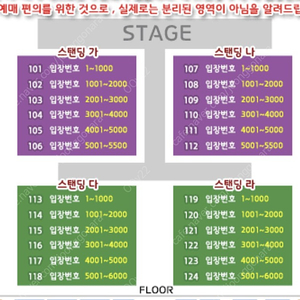 인천 서울 대구 부산 흠뻑쇼 스탠딩 4연석 팝니다