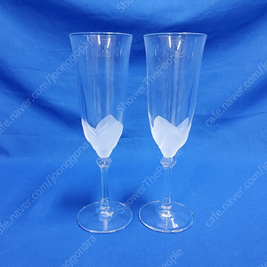 크리스탈 샴페인잔 Crystal Champagne Flutes set _ 미사용 (새제품)