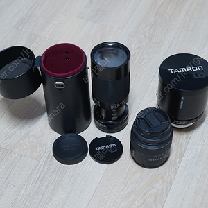 탐론 500mm 1:8 (오반사)/ 탐론 80-210/ 소니알파번들 SAM렌즈 a마운트 팝니다.