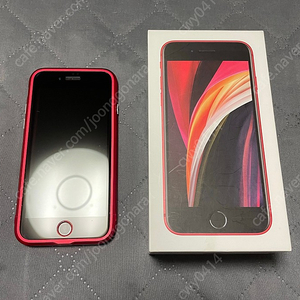 아이폰 SE2 레드 256GB 자급제 풀박 판매합니다.