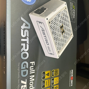 마이크로닉스 파워 GD 750W 80P 화이트색 팝니다