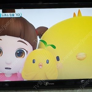 [판매] 22인치 벽걸이형 TV 노래방 보조모니터 헬스클럽 고시텔 전용