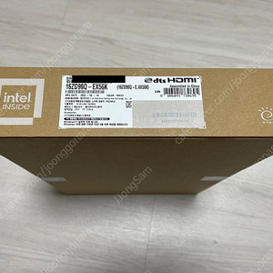 LG 그램 16ZD90Q-EX56K 미개봉 팝니다