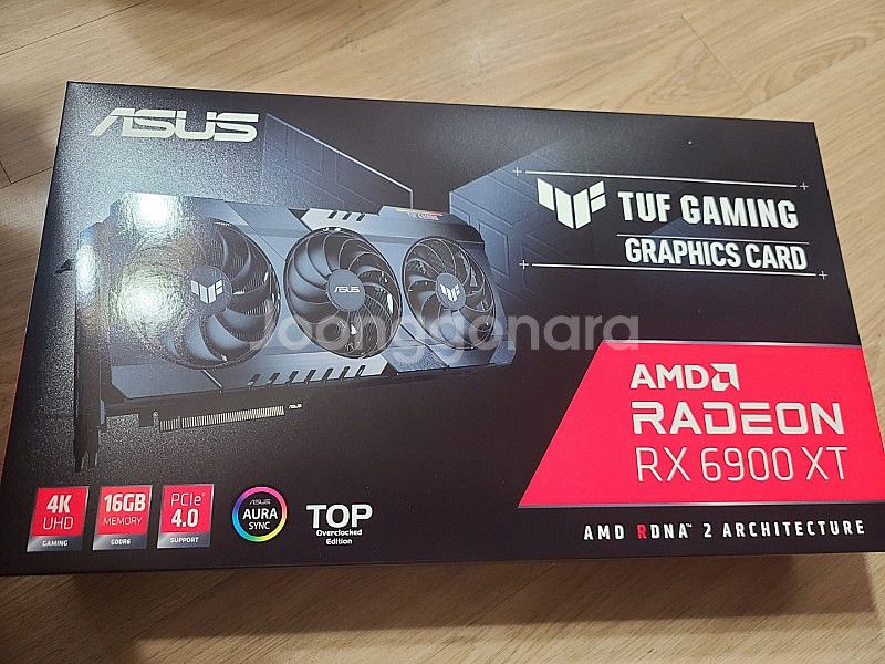 개인 tuf 6900xt 미개봉--1