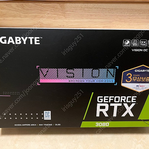 RTX 3080 ViSiON OC 10G 팔아요