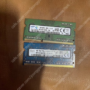 노트북 ddr3l 4gb 12800s 삼성, 하이닉스 팝니다.