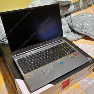 한성 TFG5576XG 1.7kg 가벼운 게이밍노트북 신품급 판매합니다