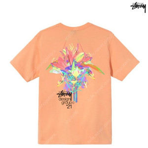 STUSSY 스투시 DESIGN GROUP 21 TEE (1904692/피치/M) 판매합니다. (공홈 미개봉 새상품)