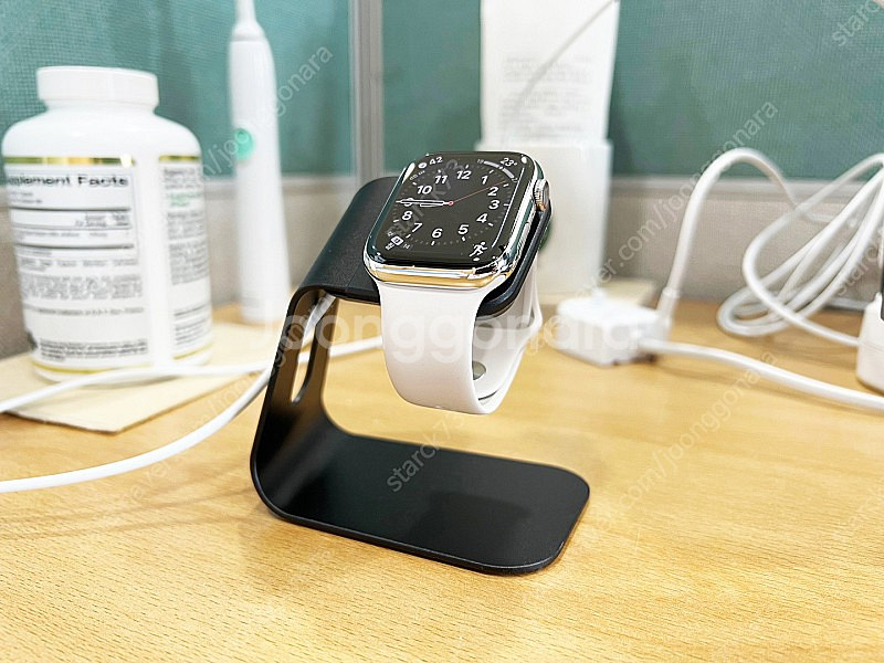 Apple 애플워치 7 스테인리스 스틸 케이스 + 밀레...--4