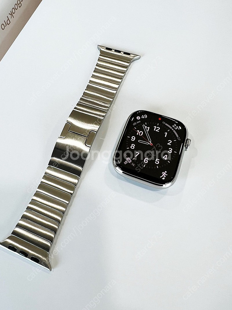 Apple 애플워치 7 스테인리스 스틸 케이스 + 밀레...--7