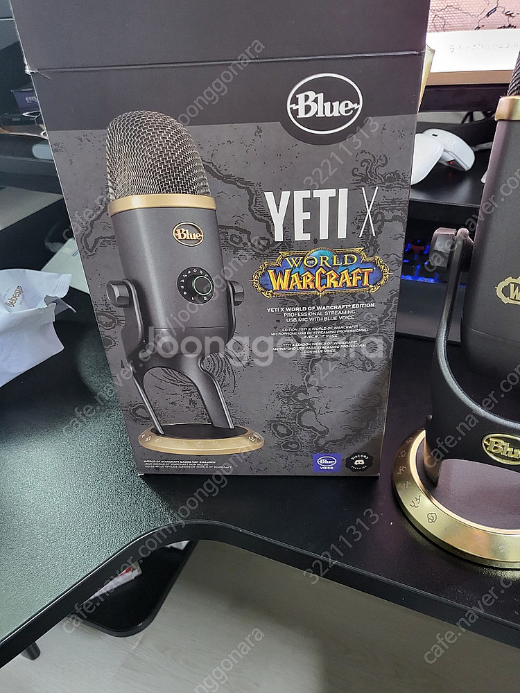 blue yeti x wow에디션 판매합니다.--3