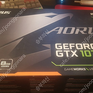 기가바이트 Aorus 어로스 지포스 GTX1070 그래픽카드