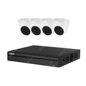 CCTV 세트 _ 5MP화소, 녹화기 4채널(1TB HDD 포함), 카메라 4대(어댑터,케이블 포함), 다후아/다화[Dahua]