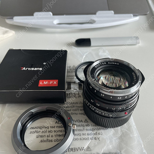 보이그랜더 녹턴 클래식 40mm f1.4 라이카M마운트 렌즈 판매합니다+후지 어댑터