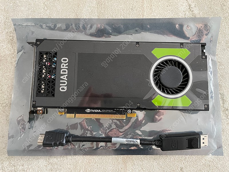 쿼드로(Quadro) P4000 그래픽카드 CPU/메인보드 중고나라