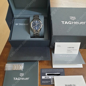 새상품급 태그호이어 신형 까레라 청판 39mm