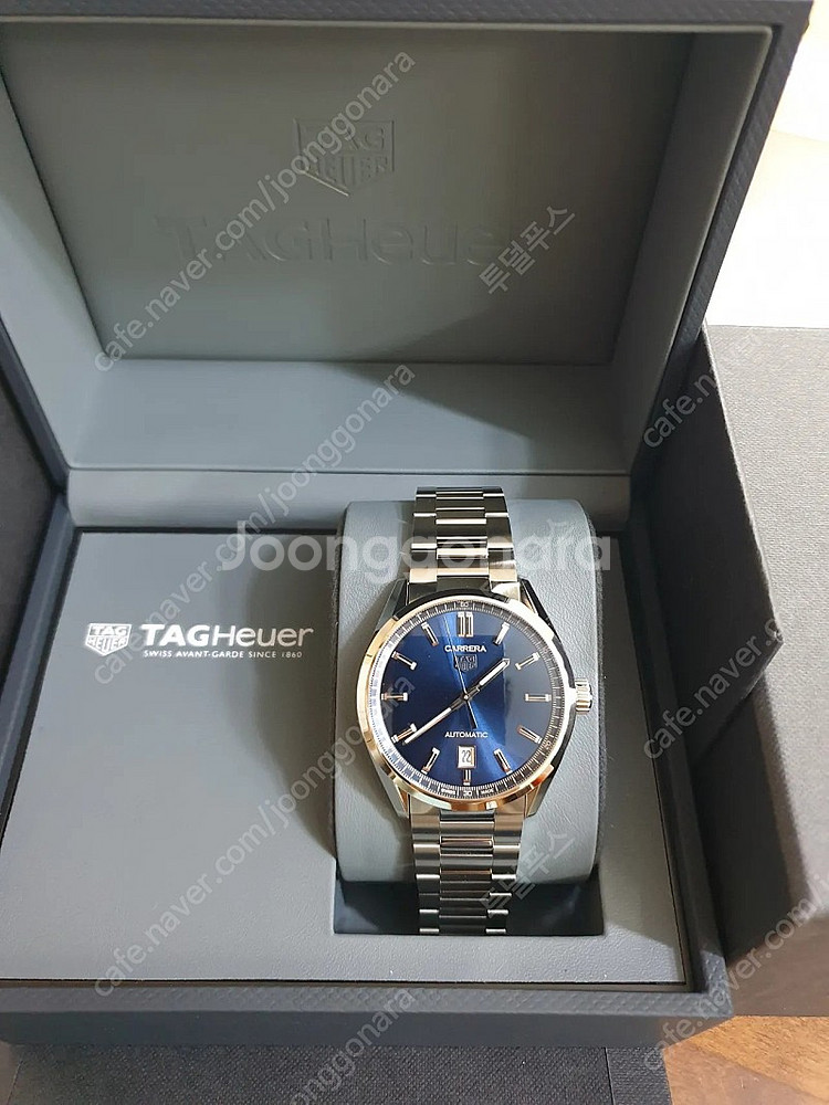 새상품급 태그호이어 신형 까레라 청판 39mm--2
