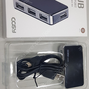 USB허브 4포트 멀티허브 멀티포트 USB2.0 코시