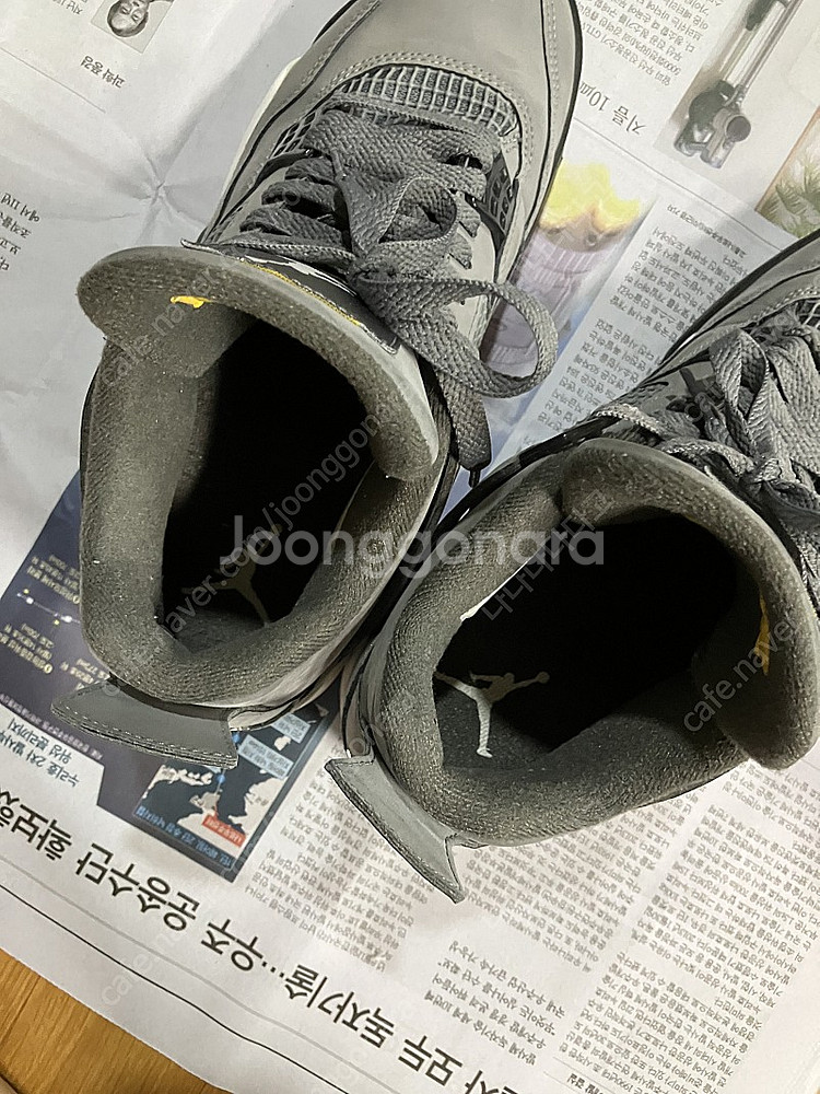 265 에어 조던4 쿨그레이--5