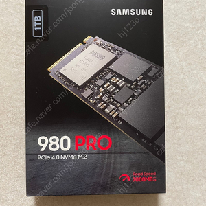 삼성 980pro ssd 1tb 미개봉 새제품 판매