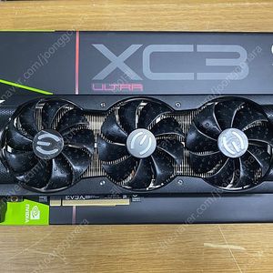 EVGA 지포스 RTX 3090 XC3 ULTRA GAMING D6X 24GB 팝니다.