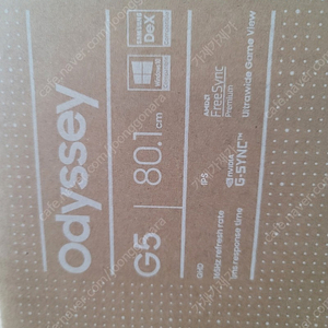 [미개봉] 삼성전자 오디세이 모니터 G5 S32AG500