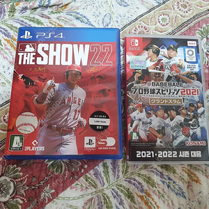 ps4 mlb the show22 닌텐도 스위치 프로야구 스피리츠2021 팝니다