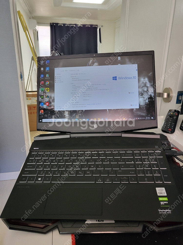 hp 파빌리온 게이밍 노트북 고사양 노트북 15-dk1077TX 램 24GB SSD 512GB ﻿GTX 1660 T...--2