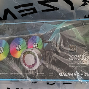 [미개봉]리안리 GALAHAD AIO 360 ARGB (BLACK) 3열 CPU 수랭쿨러 새제품 판매합니다