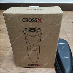 크로스엑스 오지호 방수 전기면도기 미개봉 새제품 팝니다.