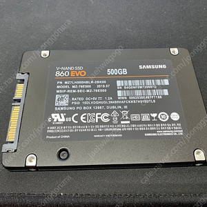 삼성SSD 860 EVO 500GB 팝니다. - 5만