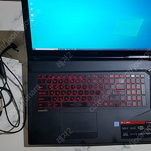 노트북 17인치 MSI GL73, 편집 게임, 램32G, 128G + 2T, 64만 일산