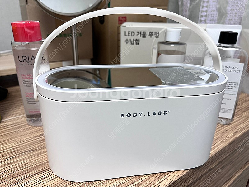 스탠드거울 led거울 화장품수납거울--0