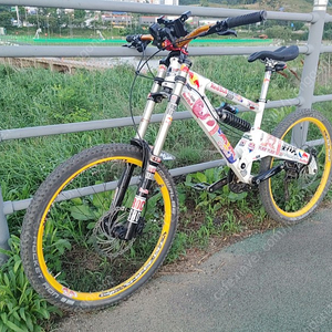 Orange224 다운힐 mtb 자전거