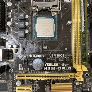 메인보드/CPU/메모리 인텔 i3-4160 / 4G / ASUS H81M-D PLUS