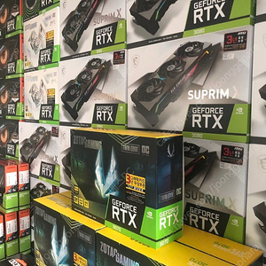 [판매] 코인 채굴기 GTX1660Super / RTX2060Super / RTX3070 / RTX3080 팝니다 (새상품 정품박스)