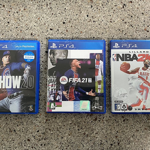 ps4 타이틀 팝니다. FIFA 21 (피파21) / NBA 2K21 / THE SHOW20 / 피파21