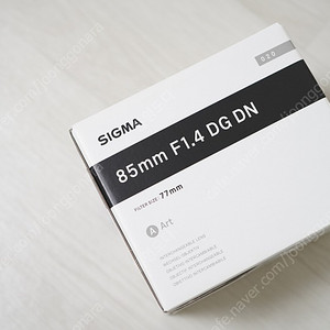 시그마 A 85mm F1.4 DG DN 소니 FE 마운트 (아트 85.4 dg dn) 판매합니다.