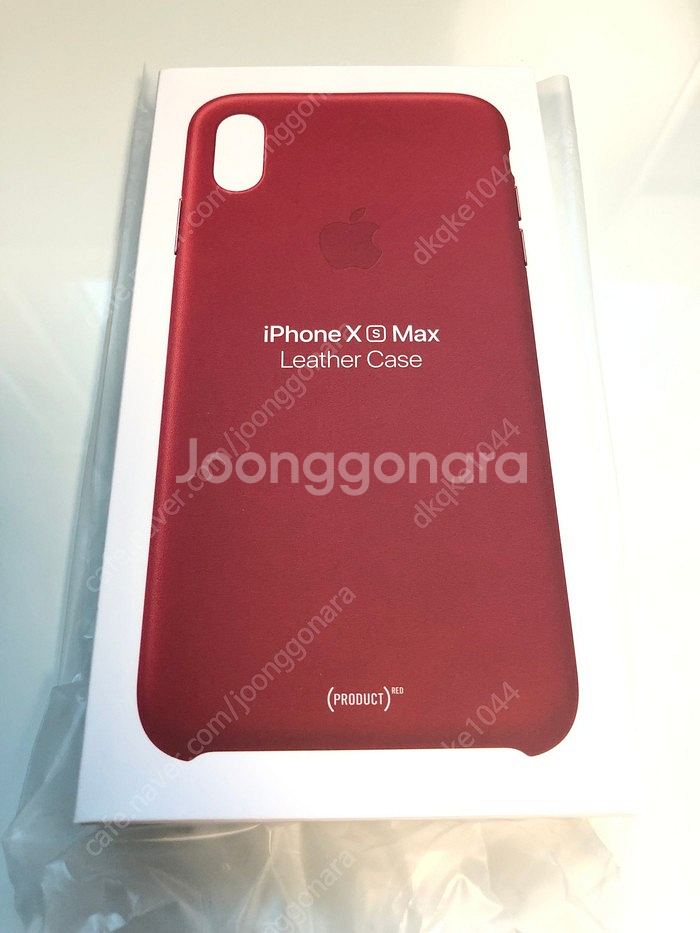 아이폰Xs / XS Max 애플정품가죽케이스 (새제품,...--1