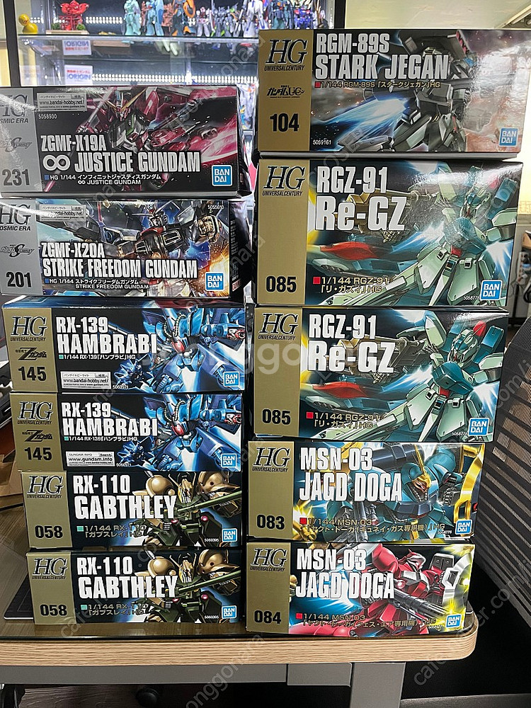 HGUC 몇가지 판매합니다(제타, 역샤, 유니콘 시리즈...--1
