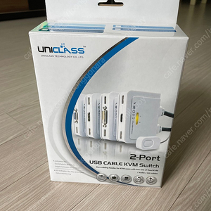 Uniclass KVM 스위치(2포트, HDMI) 팝니다