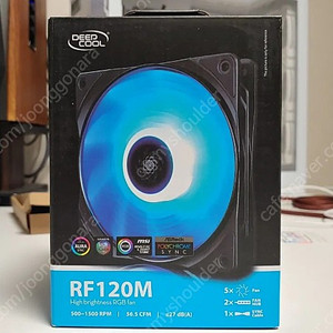 [새상품] DEEPCOOL 쿨링팬 RF120M RGB 5팩