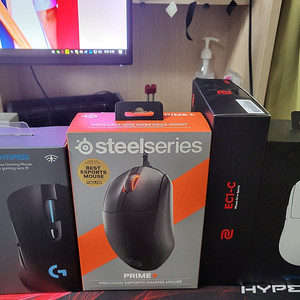 EC1-C, Gpro superlight, Steelseries prime+ 유선(프라임플러스), G703, EC1 도색(화이트 UV앰보무광 파라코드) 판매