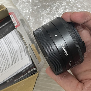 캐논 EF-M 22mm F2 STM 단초점렌즈 (블랙) 새상품