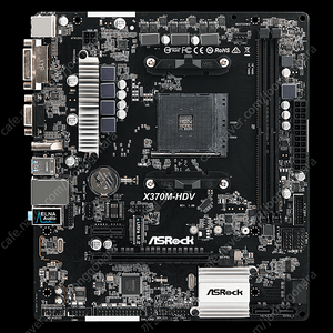 asrock x370m-hdv 택포 42,000원 5600X지원 메인보드